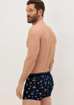 3 Pack Beach Stripe Keyhole Boxers