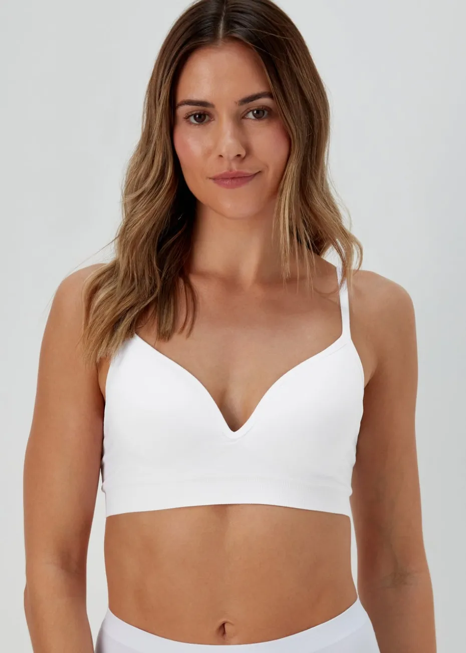 2 Pack Black & White Seamless Moulded Bras