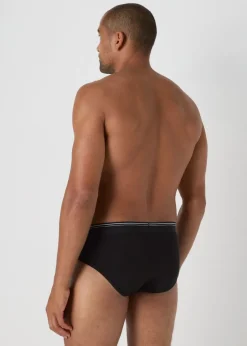 4 Pack Black Briefs
