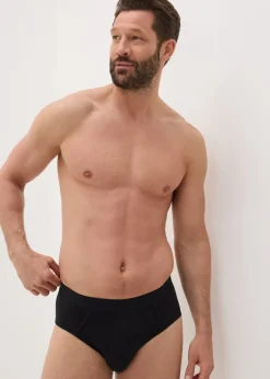 5 Pack Black Briefs
