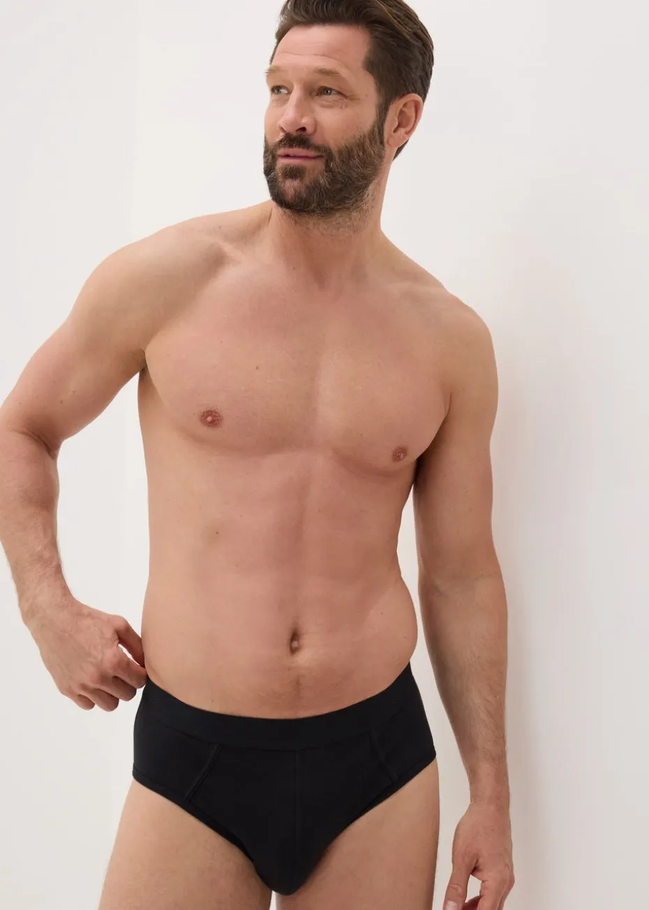 5 Pack Black Briefs
