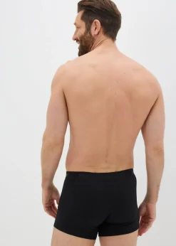 5 Pack Black Keyhole Boxers