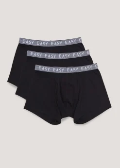 3 Pack Black Keyhole Trunks