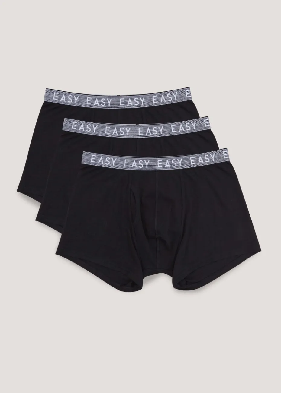 3 Pack Black Keyhole Trunks