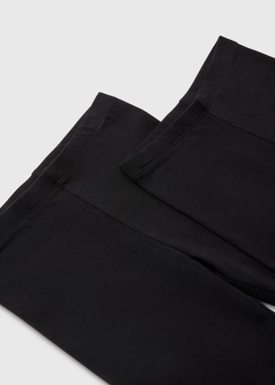 2 Pack Black Leggings (7-15yrs)