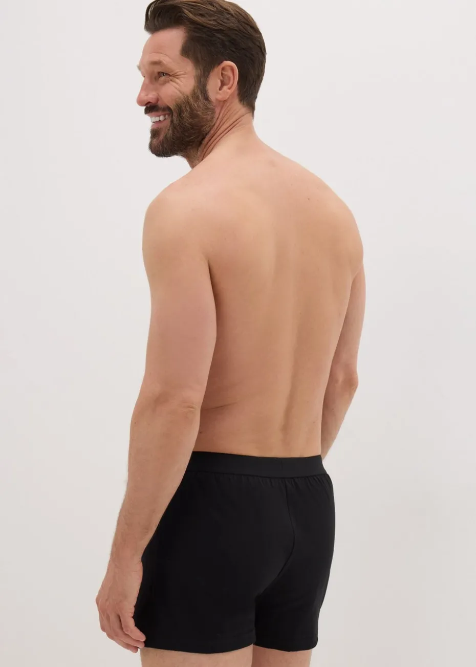 3 Pack Black Loose Fit Boxers