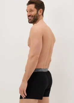 5 Pack Black Loose Fit Boxers