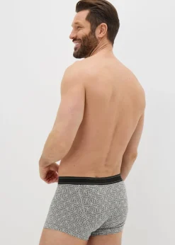 5 Pack Black Mono Hipsters