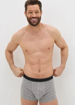 5 Pack Black Mono Hipsters