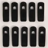 10 Pack Black Velvet Hanger Clips