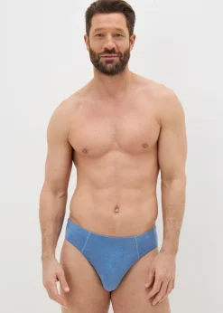 5 Pack Blue Briefs