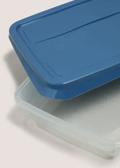 4 Pack Blue Food Containers