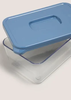 4 Pack Blue Food Containers