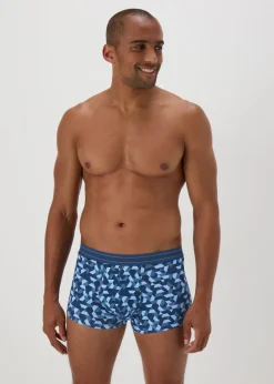 3 Pack Blue Geometric Hipsters