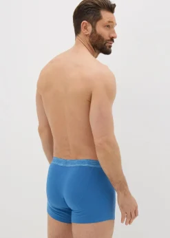 5 Pack Blue Keyhole Boxers