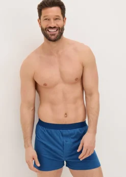 5 Pack Blue Loose Fit Boxers