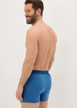 5 Pack Blue Loose Fit Boxers