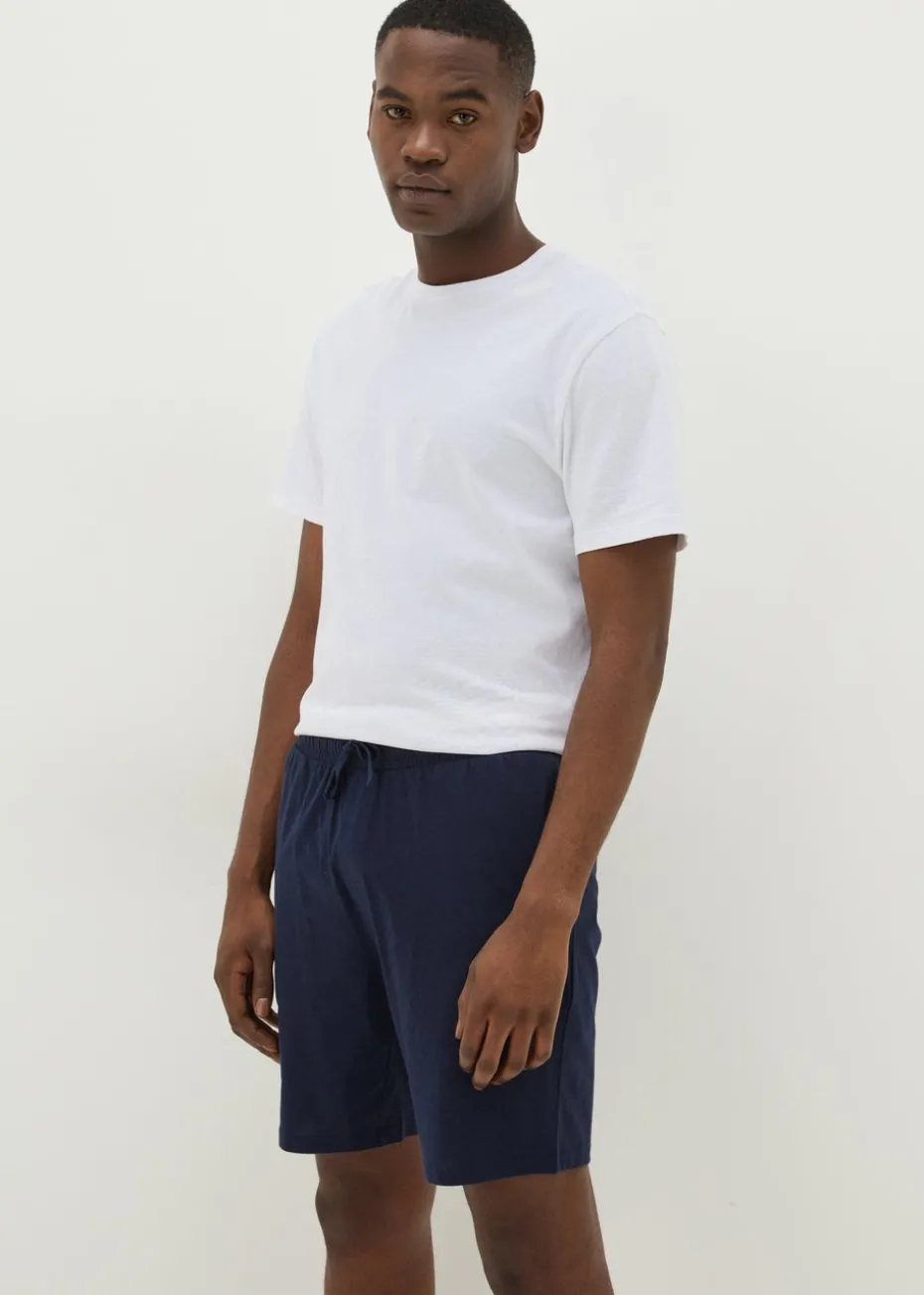 2 Pack Blue Pyjama Shorts