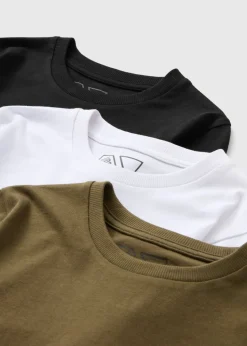 3 Pack Boys Long Sleeve T-Shirts (7-15yrs)