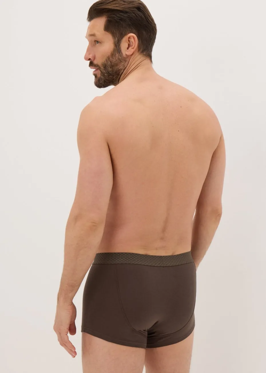 3 Pack Brown Plain Hipsters