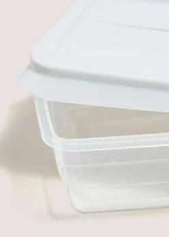 4 Pack Clear Essential Containers