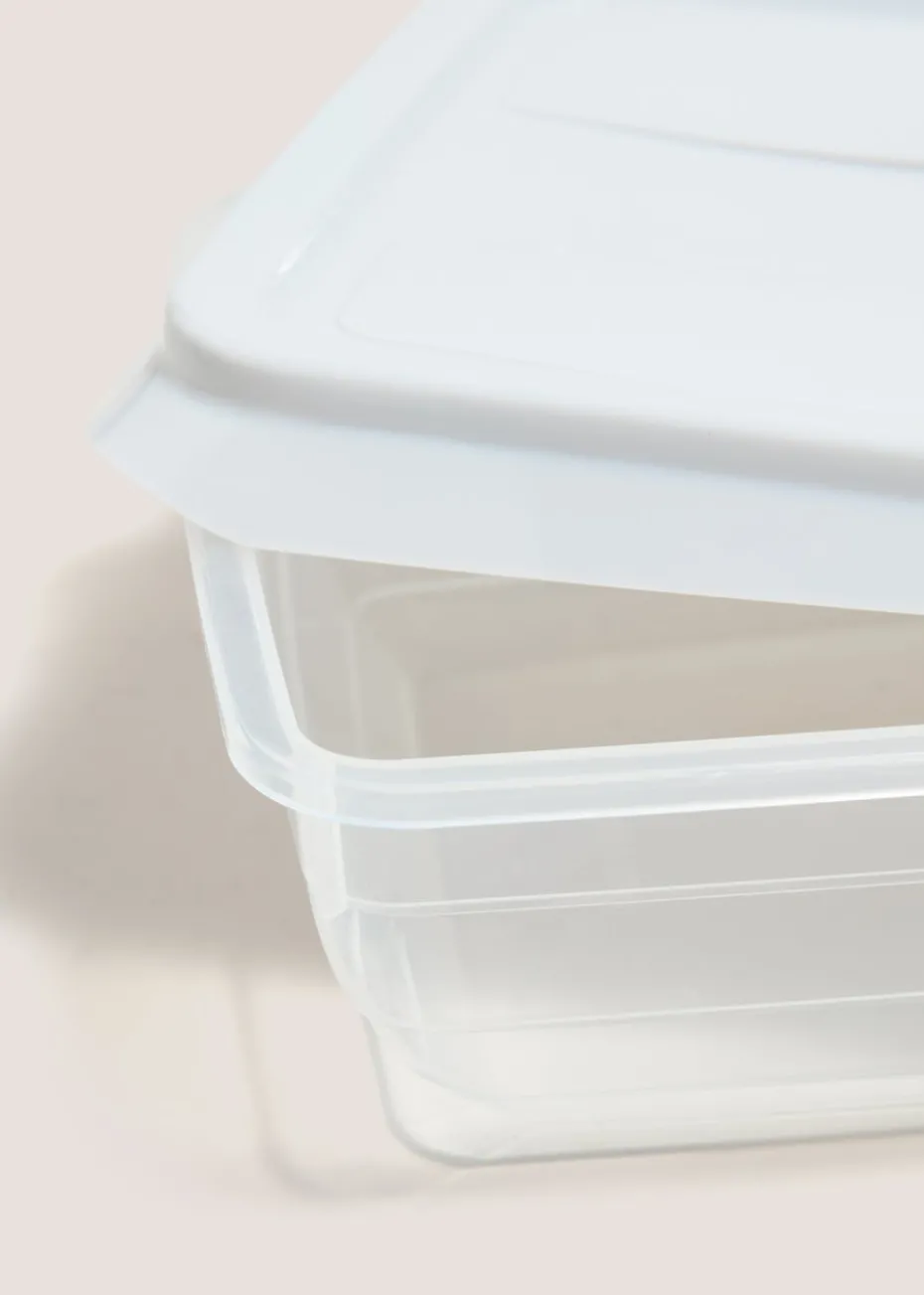 4 Pack Clear Essential Containers