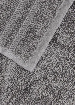 4 Pack Dark Grey 100% Egyptian Cotton Face Cloths