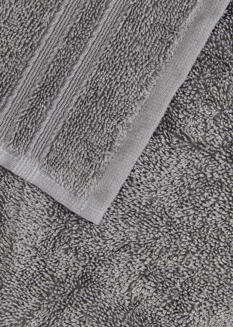 4 Pack Dark Grey 100% Egyptian Cotton Face Cloths