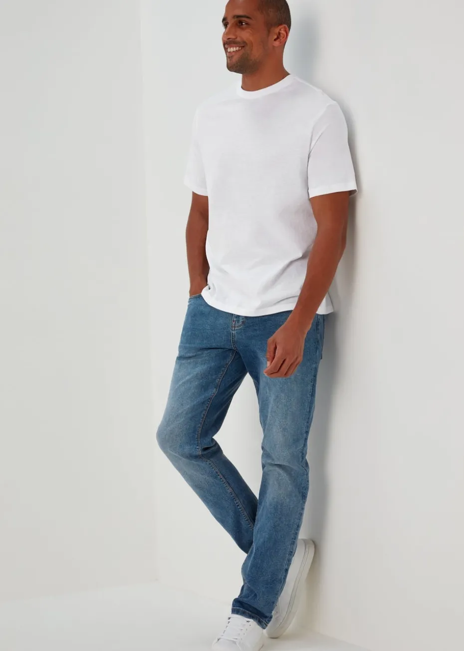 5 Pack Essential White T-Shirts