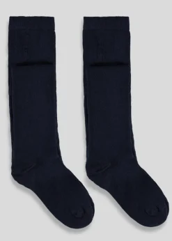 5 Pack Girls Navy Soft Tights (2-13yrs)