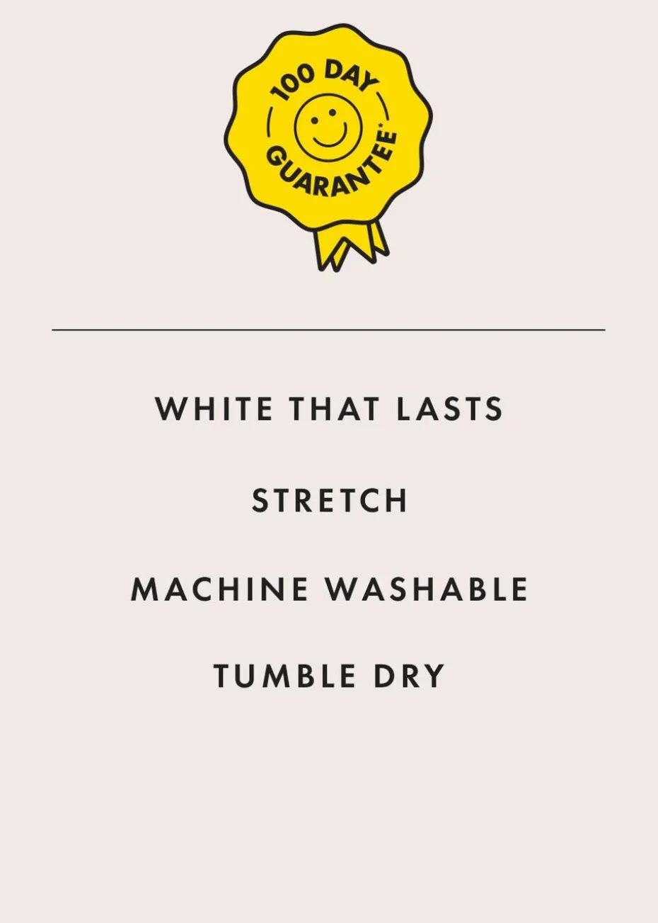 2 Pack Girls White Stretch School Blouses (8-16yrs)