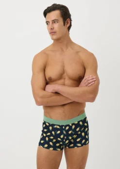 3 Pack Green Pineapple Hipster Boxers