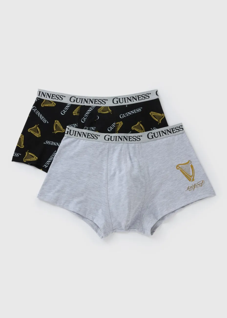 2 Pack Grey Guinness Boxers