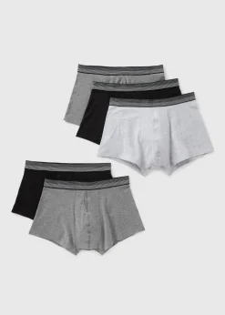 5 Pack Grey Hipsters