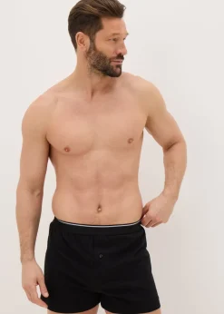 5 Pack Grey Mono Patterned Loose Fit Boxers