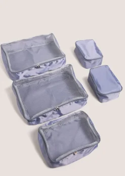 5 Pack Grey Packing Cubes