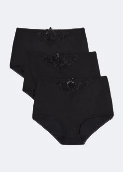 3 Pack Jacquard Full Knickers