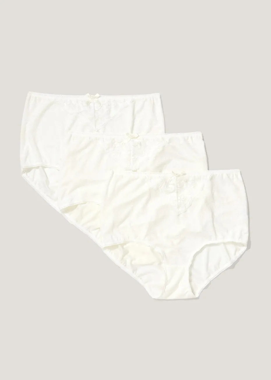 3 Pack Jacquard Full Knickers