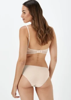 4 Pack Lace Trim High Leg Knickers