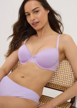 2 Pack Lilac & Cream T-Shirt Bra