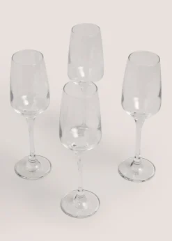 4 Pack Luna Champagne Flutes