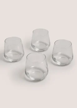 4 Pack Luna Glass Tumblers