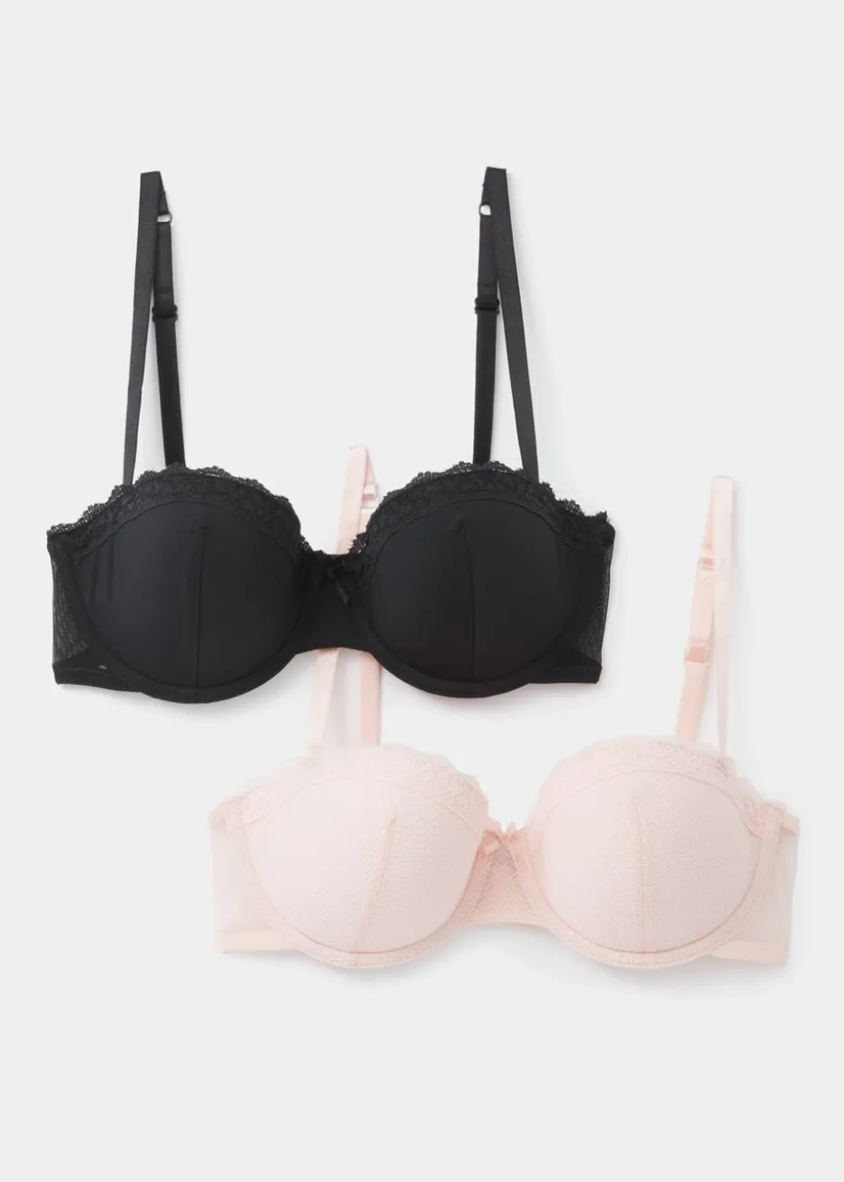 2 Pack Multi Balcony Bras