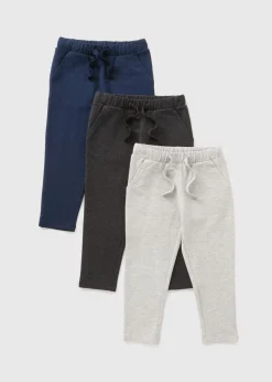 3 Pack Multicolour Drawcord Leggings (1-7yrs)