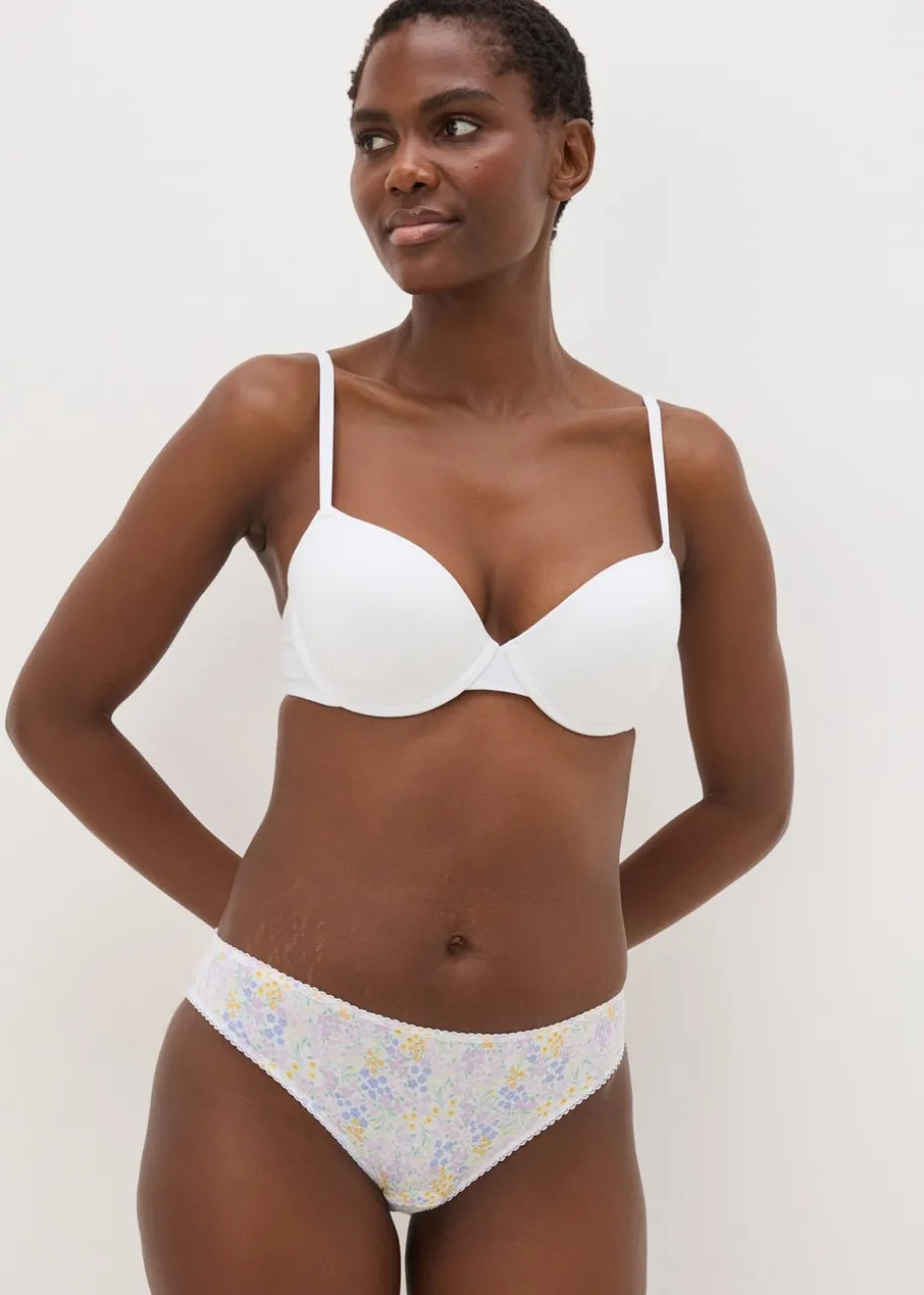 4 Pack Multicolour Floral Mini Knickers