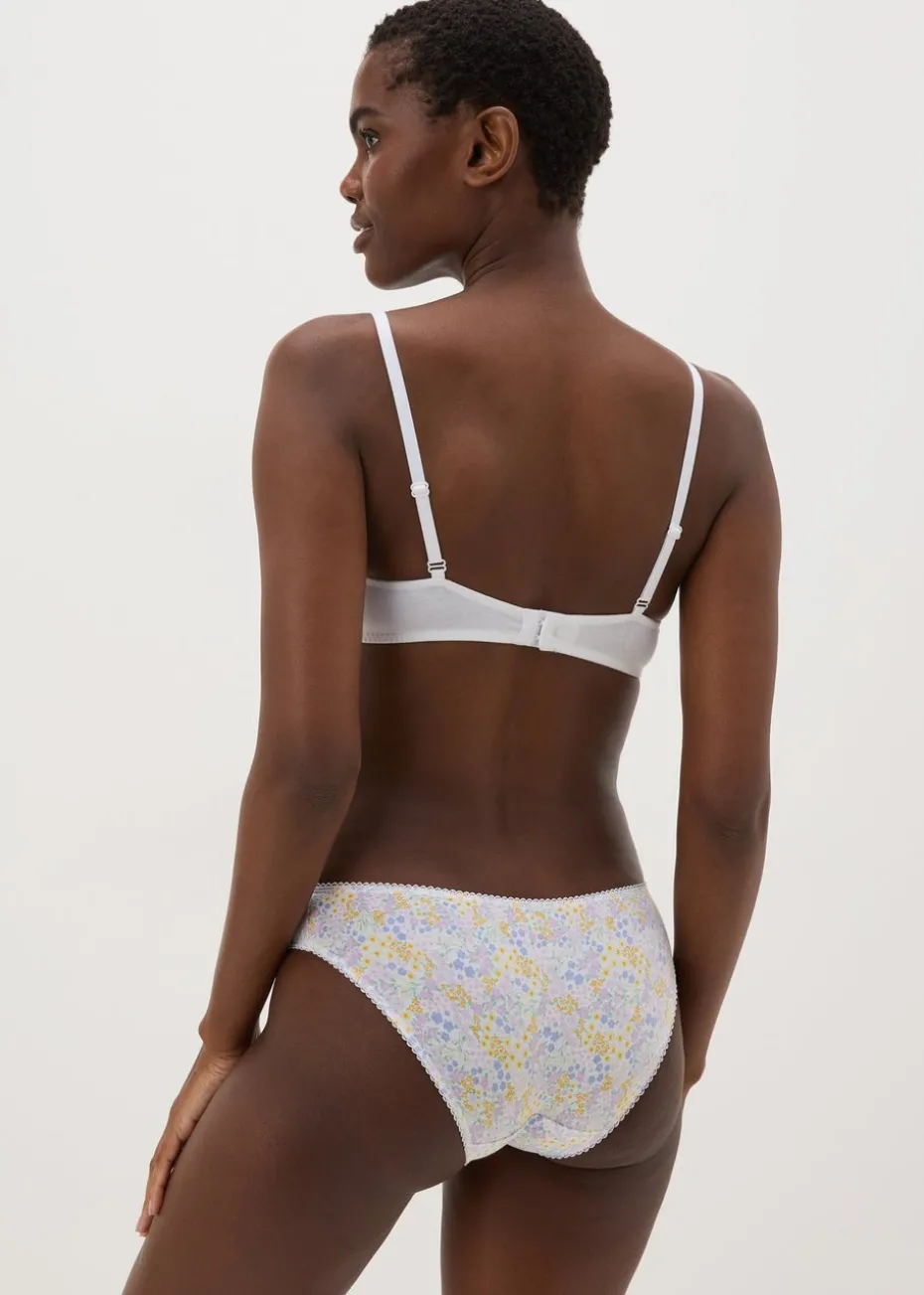 4 Pack Multicolour Floral Mini Knickers