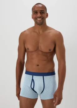 5 Pack Multicolour Geo Keyhole Boxers