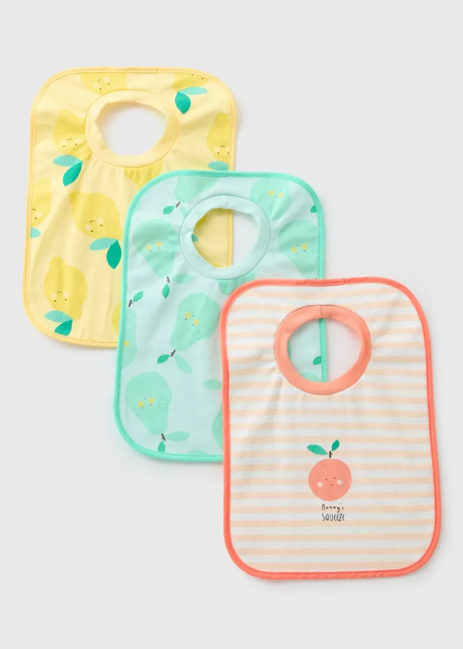 3 Pack Multicolour Jersey Bibs