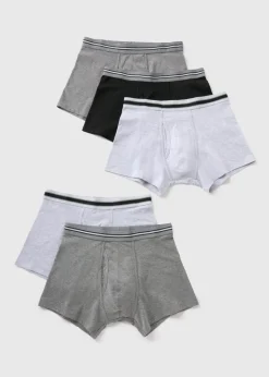 5 Pack Multicolour Keyhole Boxers