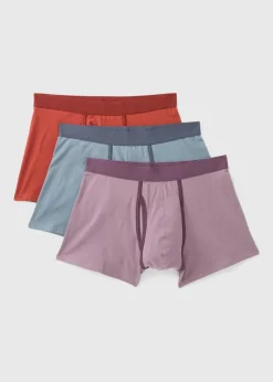3 Pack Multicolour Keyhole Boxers
